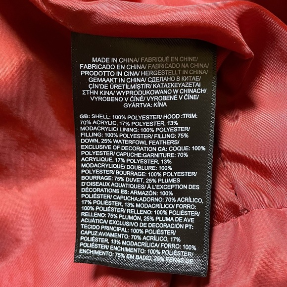 The North Face Women’s Gotham Down Jacket II In Brick House Red - Picture 7 of 9